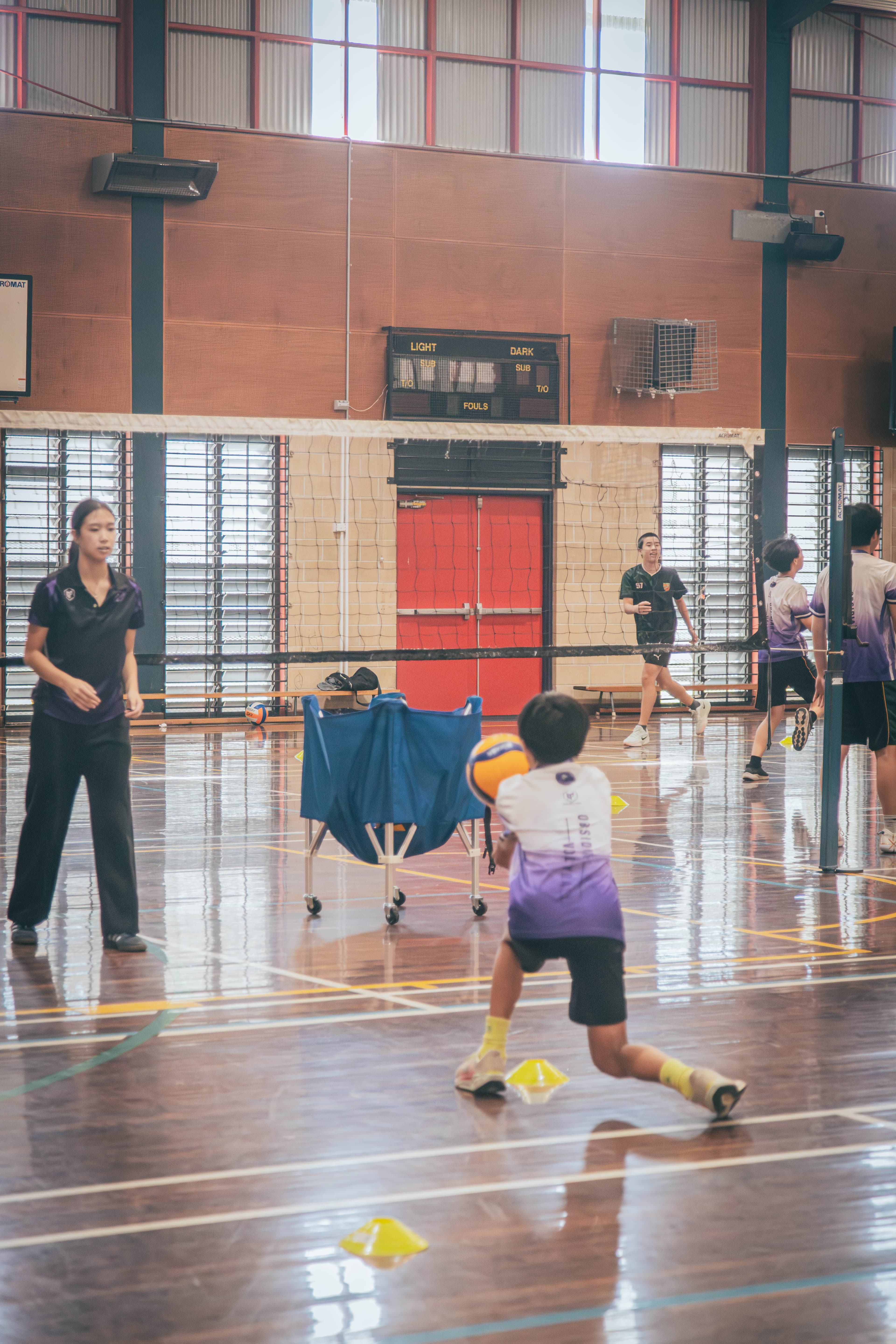 Beginner junior volleyball at Obsidian Volleyball Academy